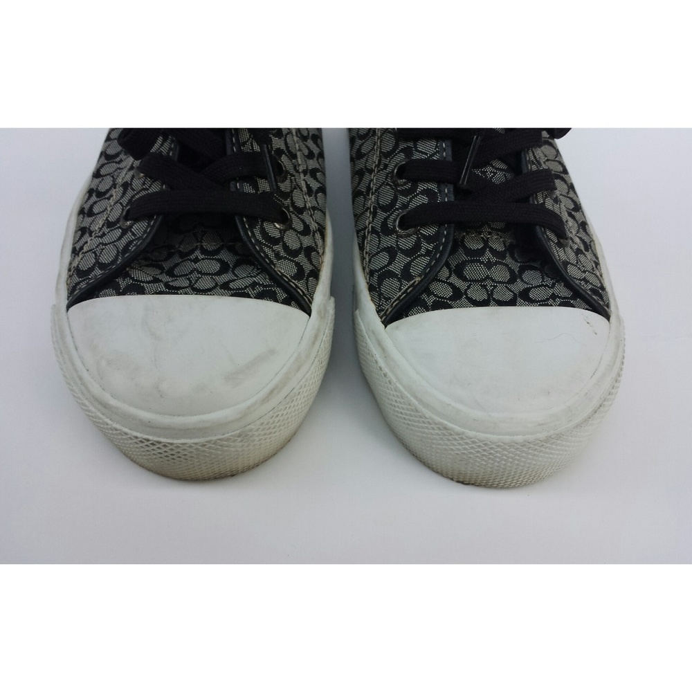 Coach Bobbi Black And Gray Sneakers Size 7B - Picture 3 of 7